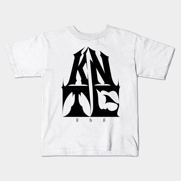 KNTG LOGO Kids T-Shirt by KNTG